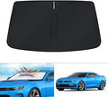 KUST Windshield Sun Shade for Camaro 2016-2024 Accessories Front Window Sunshade Sun Visor Protector Foldable Heatshield Blocks UV Rays Keep Your Car Cooler
