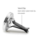 Car Air Freshener, 2PCS 30mm Car Aromatherapy Essential Oil Diffuser Stainless Steel Cars Diffuser with Vent Clip 12 Felt Pads