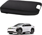 Autorder Center Console Cover for 2023 2024 2025 Toyota bZ4X /Subaru Solterra Accessories Armrest Cover Anti-Scratch Middle Console Pad Leather Armrest Protector