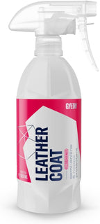 Gyeon Leather Coat Car Leather Protector Invisible Hydrophobic Ceramic Coating for Upholstery Interior UV Protection Stain Repellent Easy Dye Removal Durable Leather Shield Detailer