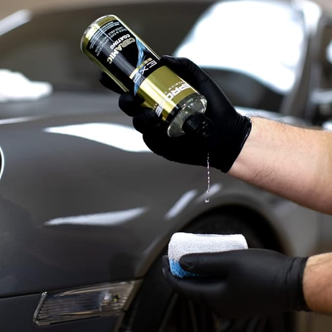 PROJE' Premium Car Care Ceramic Coating & Prep Spray (16oz) | Professional-Grade Ceramic Hydrophobic Wax & Sealant Polish & Prep Spray Removes 99.9% of contaminants for Cars RVs Motorcycles and ATVs