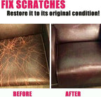 Leather Recoloring Balm, Leather & Vinyl Color Restorer Conditioner – Repairs Faded & Scratched Leather Color