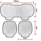 Sedeta Silk Velvet Auto Car Vehicle Long Rear Seat Chair Cover Protective Cushion Mat pad for Baby, SUV, Skin-Friendly c