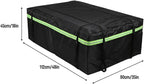 Car Roof Bag 425L/486L, Rooftop top Cargo Carrier Bag with Night Reflective Strip Universal Luggage Bag Storage Cube Bag for Travel Camping (L) (M)