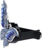 BYOBYO 2 Packs Blue Butterfly Vent Clips, Bling Interior Decor, Air Freshener, Cute Car Accessories for Girls Women, Gifts