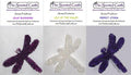 3 Pack Dragonfly Car Air Fresheners - Lilac Blossoms, Lily of the Valley, Perfect Storm by The Scented Castle