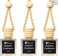 Autumn Cashmere Car Air Freshener with gift ready velvet bag, Hanging Design for Multiple Spaces, Set of 3 (10 ml Each)