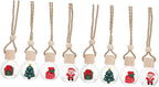 Mobestech 8 Pcs Car Aromatherapy Pendant Air Hanging Aromatherapy Cute Car Fresheners Hanging Empty Diffusers Cute Diffuser Christmas Decoration Glass