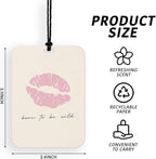 4 Pcs Leopard Car Air Freshener for Mirror Pink Cheetah Print Car Accessories for Women Leopard Air Fresheners Cars Decor for Home Closet Drawer