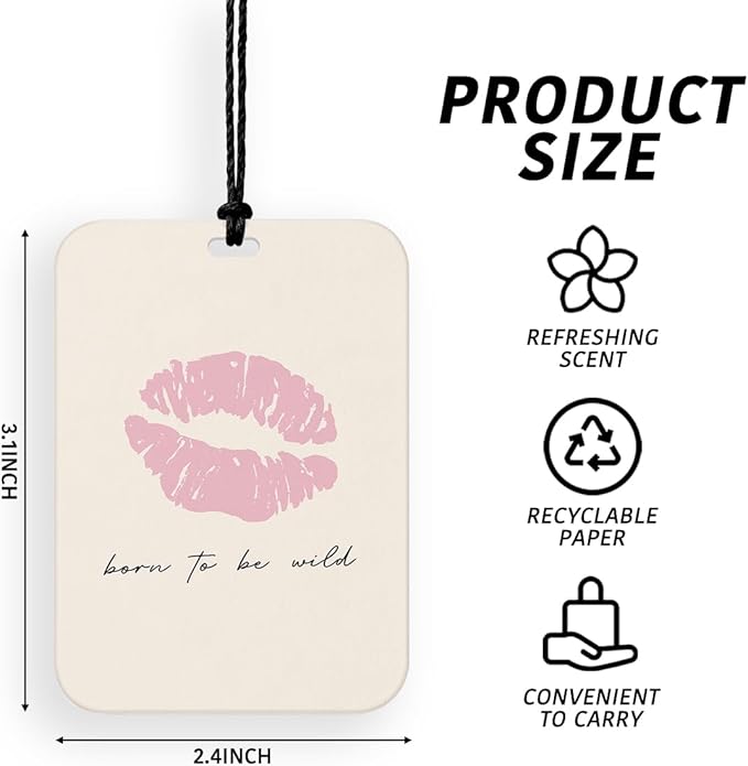4 Pcs Leopard Car Air Freshener for Mirror Pink Cheetah Print Car Accessories for Women Leopard Air Fresheners Cars Decor for Home Closet Drawer