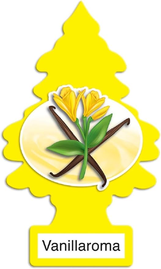 Little Tree 6 most popular scents for Home, Car, Van, Truck, RV Air Fresheners Black Ice | Blackberry Clove | New Car Scent | Vanillaroma | Leather | Strawberry AHSR Products Bundle Set