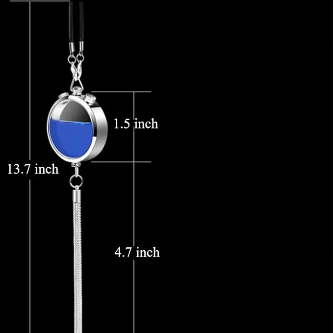 Luxury Car Air Freshener Diffuser Car Perfume Pendant -13.7 Inch Hanging Oil Scented Car Fragrance Premium Car Air Freshener Empty Diffuser Bottle