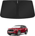 KUST Windshield Sun Shade for Infiniti QX60 2014-2022 2023 2024 2025 2026 Window Accessories Shade Sun Visor Cover Foldable Block UV Rays