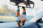 Sorority Shop Sigma Sigma Sigma Retro Air Freshener - Tri Sigma Bubblegum Scented Air Freshener – Sorority Retro Design Air Freshener for Car or Dorm– Sorority Gift, Charm Paraphernalia