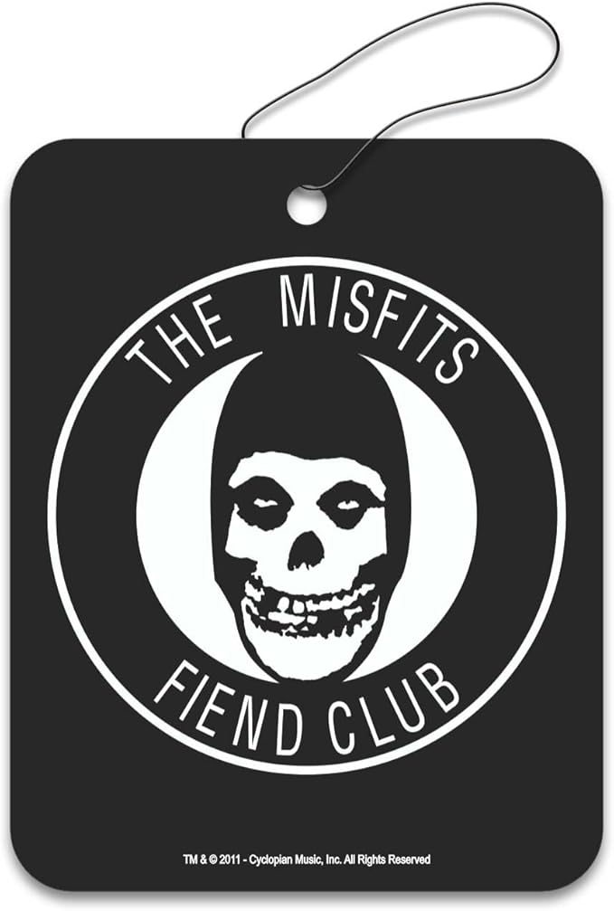 Road Rage Misfits Fiend Club Air Freshener - Black Magic Scent - 3 Pack