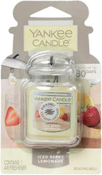 Splosh Yankee Ultimate Iced Berry Lemonade Jar Car Air Freshener, 1 Count (Pack of 1), Yellow