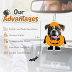 Custom Halloween Car Air Freshener – Personalized Photo Air Freshener, Custom Picture Air Freshener for Car, Customized Halloween Ornament – Unique Custom Air Fresheners with Your Design