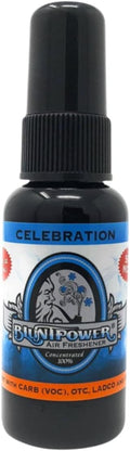 Blunt Power Air Freshener Spray, Oil Based Concentrated Air Freshener and Oil Diffuser, Air Freshener Spray for Car, Room, Bathroom, Odor Eliminator and Room Deodorizer, Celebration, 1.5 oz