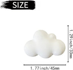 4 Pcs Cloud Air Vent Clips, Cute Cloud Car Air Fresheners Vents Clips Funny Automobile Diffuser Vent Clips Car Interior Decor Charm Cute Automobile Accessories Decoration for Women