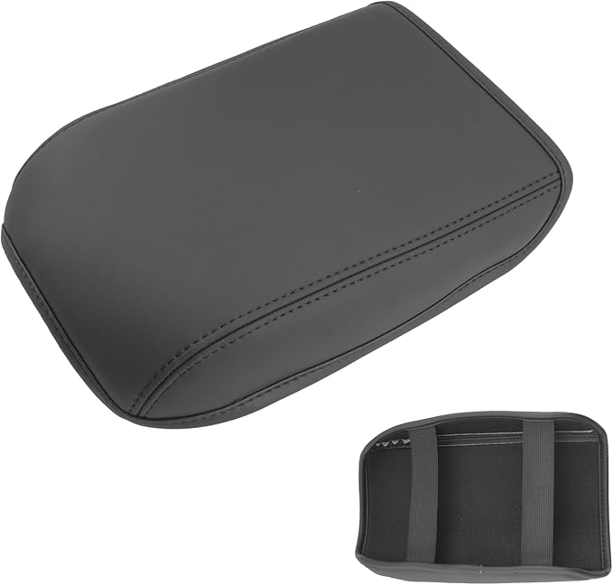 SXCY for 2025 2026 VW Tiguan Armrest Cover for 2025 2026 Volkswagen Tiguan Accessories 2025 2026 Tiguan Center Console Cover 2025 2026 Tiguan Middle Console Cover (Thin Cover with Black Line)