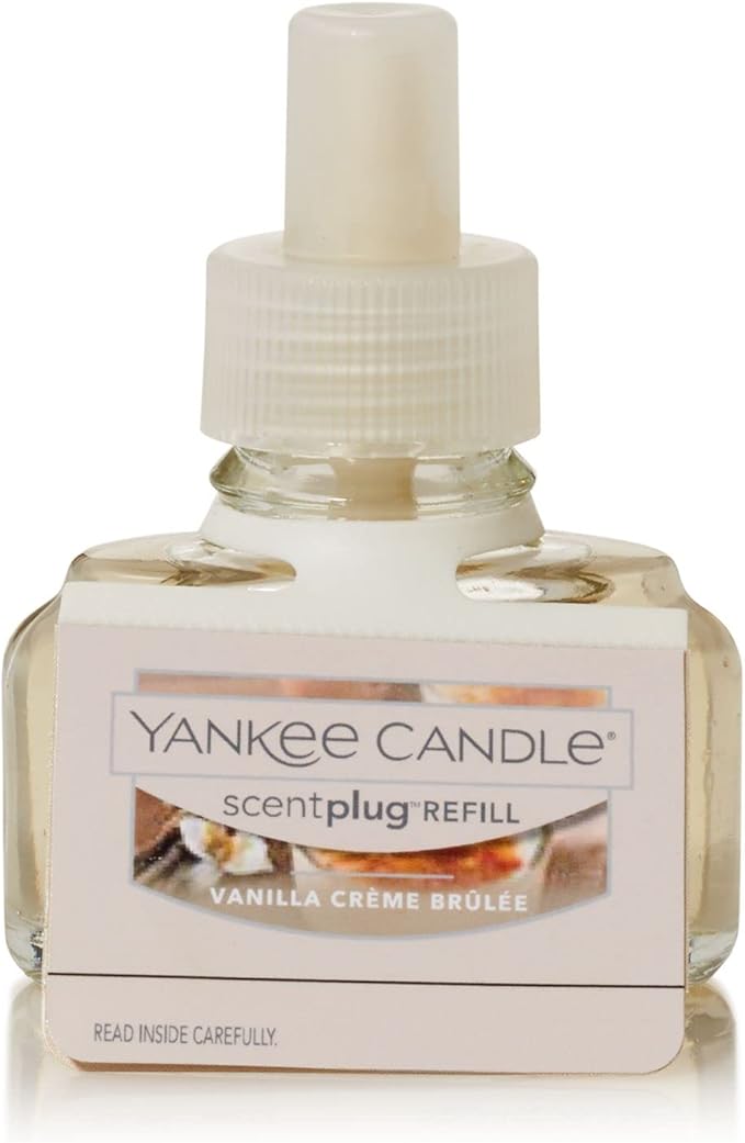 Yankee Candle Scent Plug Refill, Vanilla Creme Brulee (Pack of 4)