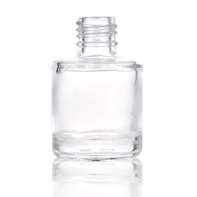 10 Packs Car Hanging Diffuser Empty Glass Perfume Bottles Air Freshener Diffuser Bottle Pendant Oil Fragrance Aromatherapy Bottle Ornament Decor (round)
