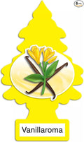 LITTLE TREES Car Air Freshener | Hanging Paper Tree for Home or Car | Vanillaroma | Pack of 6