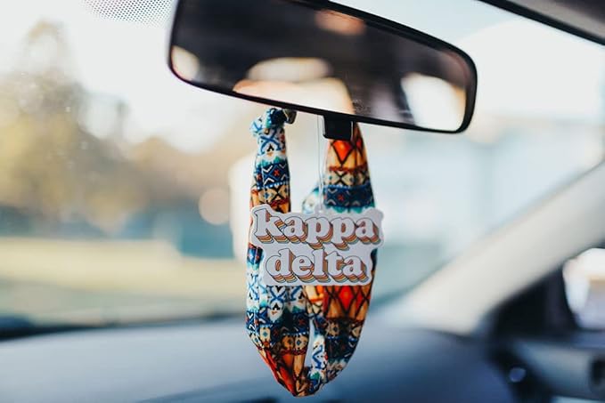 Sorority Shop KD Retro Air Freshener - Kappa Delta Bubblegum Scented for Car or Dorm - Sorority Gift, Charm Paraphernalia
