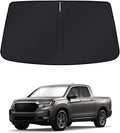 KUST Windshield Sun Shade for Honda Ridgeline Accessories 2017-2025 2026 Window Shade Sun Visor Cover Foldable Blocks UV Rays Keep Your Car Cooler