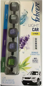 Febreze Air Freshener Car Vent Clips, Variety (5 Count)
