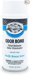 Dakota Odor Bomb Car Odor Eliminator - Pacific Breeze - 3 Pack