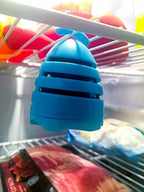 Camco Adjustable Fridge Deodorizer - for Your Fridge and Freezer - Absorbs and Traps Unpleasant Odors for up to 6 Months (44180), Blue