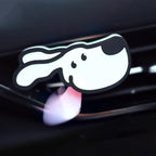 Car Diffusers for Essential Oils, Puppy Aroma Ceramic Stone Passive Diffuser, Cute Car Air Freshener Vent Clip, Gift for Dog Lovers, Unscented