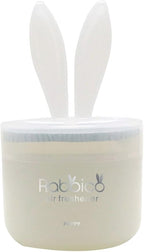 Diax Poppy Rabbico White Air Freshener and Deodorant, White Musk Scent, Lovely Ears Shape, Beutiful/Elegant Soft Color