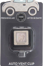 Bridgewater Candle Highly Fragranced Car Air Freshener Auto Vent Clip-Sweet Grace