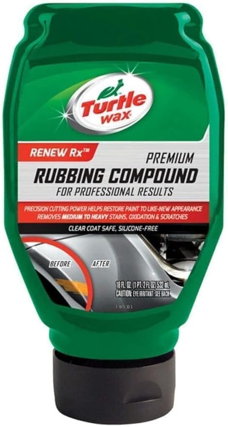 Turtle Wax T-415 Premium Grade Clean Cut Rubbing Compound - 18 Fl Oz.