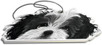 WIRESTER Hanging Air Freshener for Car, Home, Bathroom, Office, Decorative Charm Ornaments, Black White Shih Tzu Dog