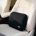 Emulsion Lumbar Support Pillow for Car Driving Seat Relax Soft Lower Back Support Home Office Chair Cushion Desk Accessories Waist Pain Relief Black