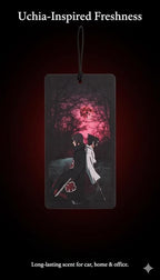 PumpCar 2 pieces Uchiha Itachi Sasuke double-sided hanging Japanese anime vanilla car air freshener Cool anime hanging air fresheners for rearview mirror Car Interior Accessories Household gifts