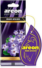 Modern Design Hanging Car Air Freshener, Violet Scent (3)
