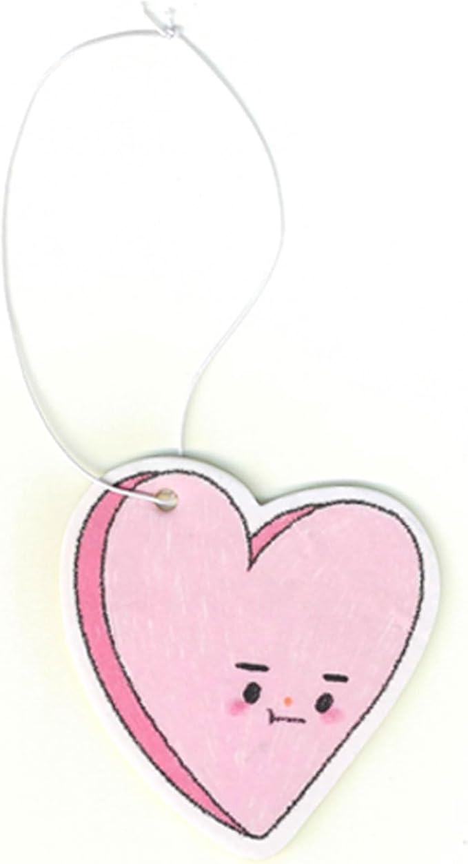 Generic A&D Hanging Air Freshener for Car, Home, Office, Bathroom | 8 Pack | Multiple Designs & Scents (Bikini Tree|Heart|Fish|Bee|Waterdrop|Sock|Golf Ball|Bikini Butterfly) (Heart (Jasmine))