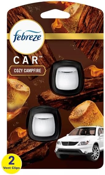 Febreze Cozy Campfire Car Vent 2 Pack
