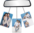 Custom Car Air Freshener with Pictures Logo Design Your Own Customized Gifts for Birthday Christmas Christmas, Rectangular