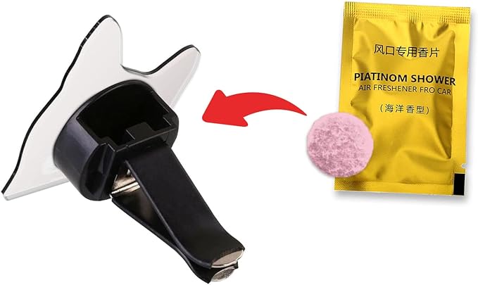 WIRESTER Fresh Scented Car Air Freshener Vent Clip, Decorative Accessories, Interior Decoration for Cars