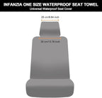 INFANZIA Premium Waterproof Seat Cover Towel Protector Neoprene Universal Fit, Upgraded 100% Washable & Removable Non-Slip Sweat Carseat Towel Covers, Perfect for Gym/Yoga/Workout（Royal Blue,2PCS