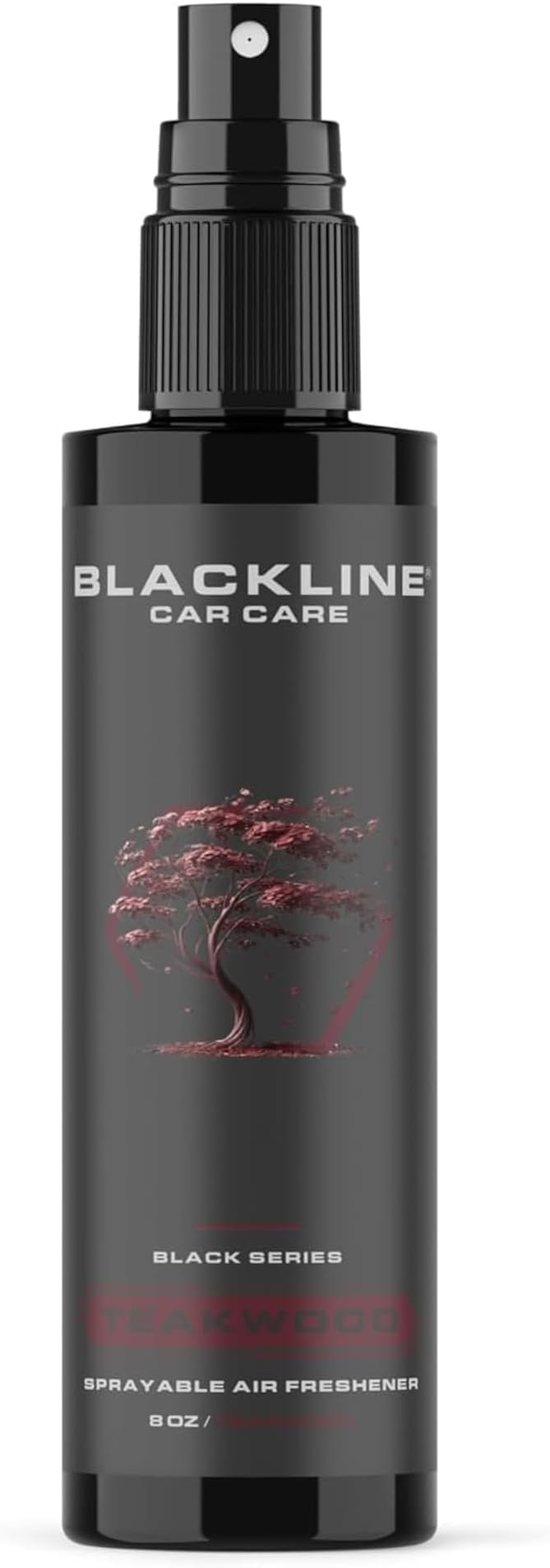 Blackline Car Care - Variety Pack Air Fresheners, Long-Lasting, Oder Eliminator, for Cars, Trucks, SUV, or Home Use - 8 fl OZ - Teakwood, Ocean Breeze, Dark Ice, Wild Cherry Air Fresheners