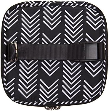 Cold Gold Breastmilk Cooler Bag with Safety Tested Ice Pack – Insulated Milk Storage for Work, Travel & Daycare – Fits Bottles & Parts – Durable, Washable, Cooler for Moms (Black and White)