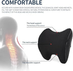 Car Neck Support Pillow,Car Neck Pillow for Relieving Neck Fatigue 100% Soft Memory Foam,Ergonomic Design