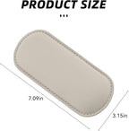 Car Center Console Knee Leg Elbow Cushion Pad, Soft Leather Door Armrest Foot Care Thigh Support Comfort Pillow, Auto Interior Accessories for Knee Pain Relief (Beige)