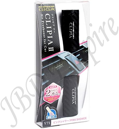 Carbon Fiber Air Spencer Giga CLIPIA II / 2 Car Air Freshener - Made in Japan (Pink Shower (V71))